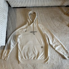 Carhartt Women  s Force Relaxed Fit Lightweight Graphic Hoodie Malt Color Size M