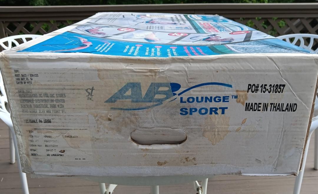 FITNESS QUEST AB LOUNGE SPORT Abdominal Core Exerciser - NEW IN BOX!