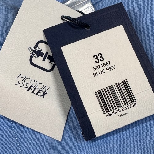Crown Ivy Shorts Herren 33 blau Sky Motion Flex Taille klassisch Sommer Chino - Bild 8 von 12