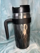 Primula 18 oz Double Wall Vacuum SS Mug w/ Flip Top Lid Silver New (no box)