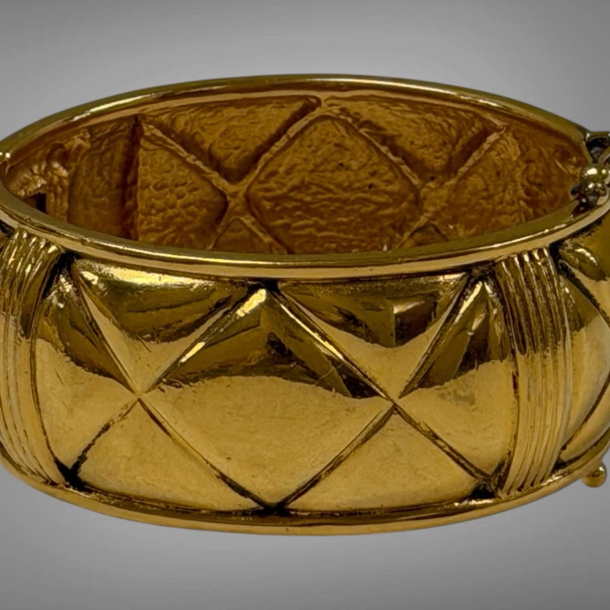 CHANEL Yellow Gold Plated Bangle Fashion Bracelets for sale | eBay