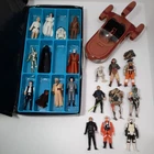 Star Wars 1977 Kenner Action Figures + Case & Additional Figures + Land Speeder