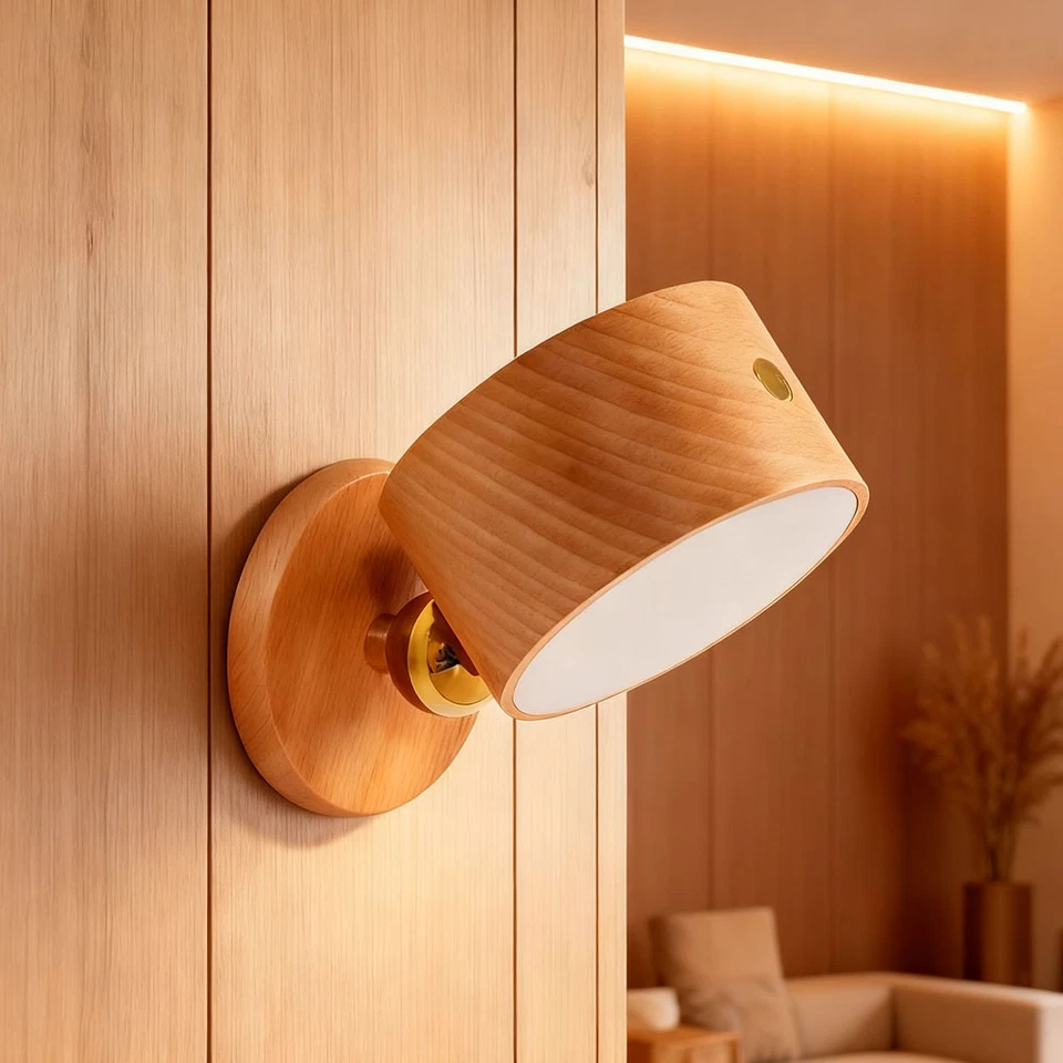 1/8 Pack LED Magnetic Wall Sconce Lights USB Rechargeable Wall Mounted Lights - Image 4 of 4