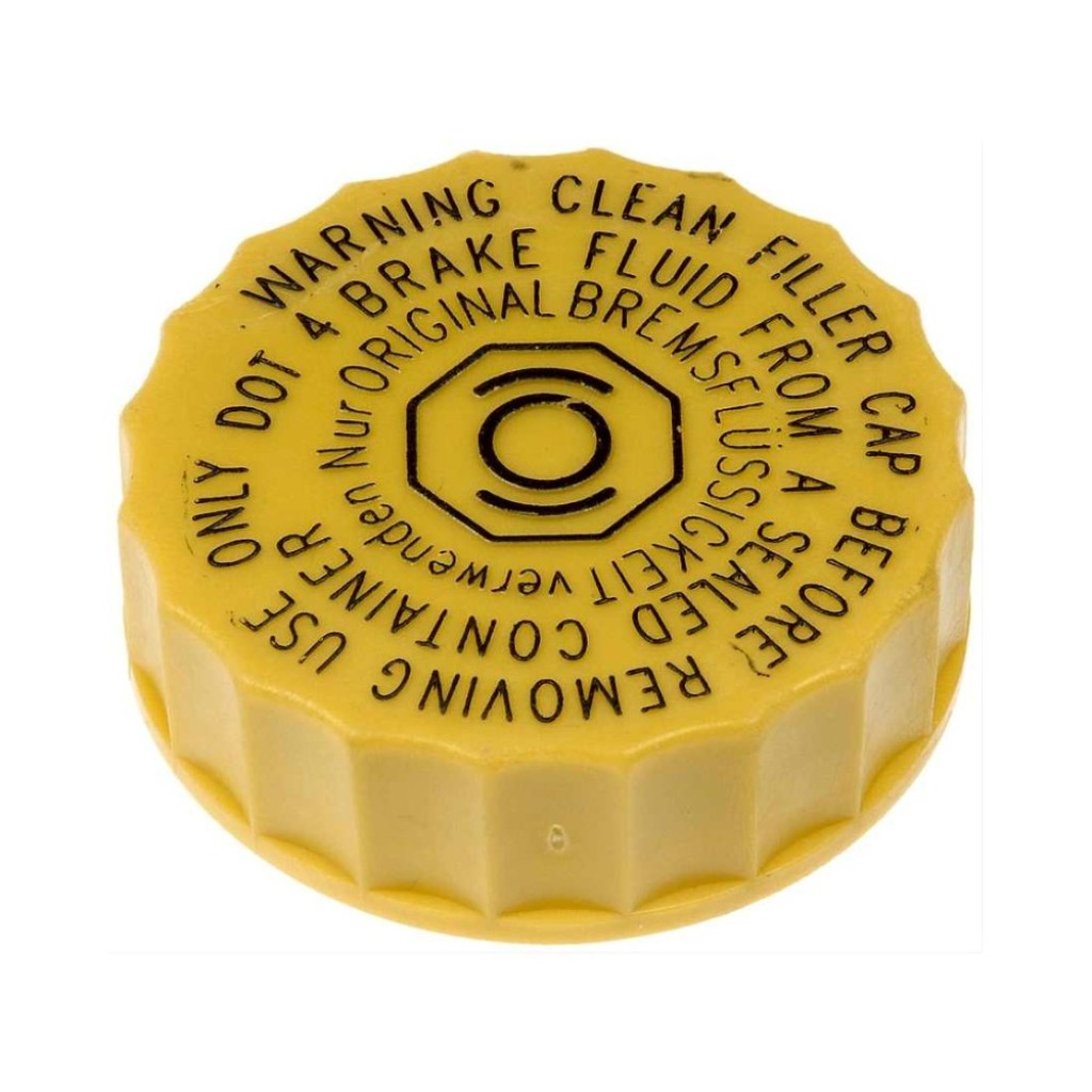 For Audi R8 2008-2012 Master Cylinder Reservoir Cap | Plastic Gloss Yellow Round