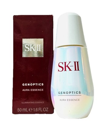 SK-II GenOptics 1.6oz/50ml Aura Essence Serum, Brand New 100% original