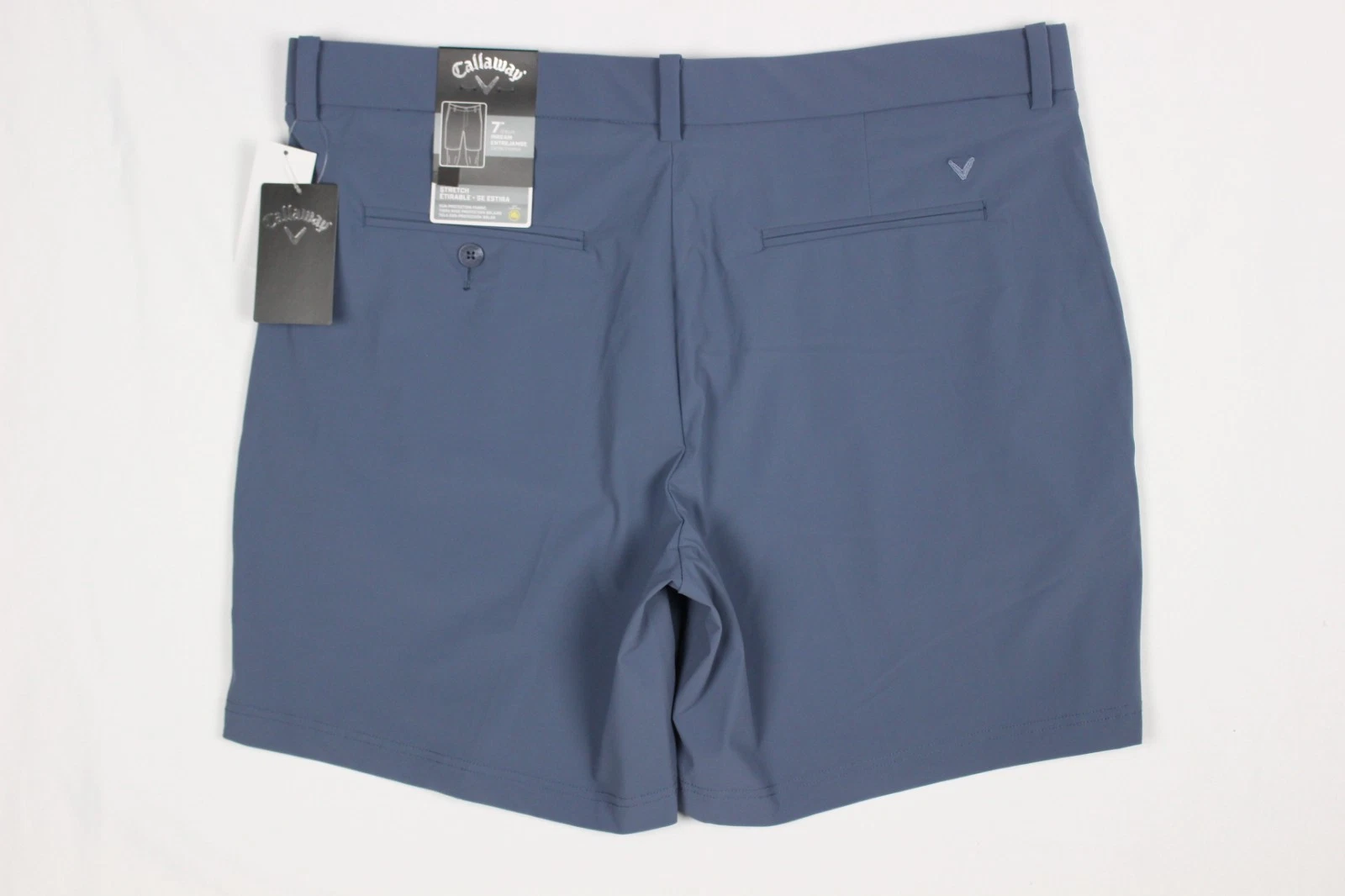 Callaway Men's 7" Flat Front Solid Golf Shorts Opti Dri Stretch Vintage Indigo
Opens in a new window