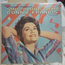 Connie Francis Sing Along Mati-Mor Records Album Vinal LP