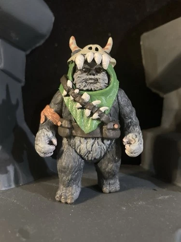 Star Wars Custom Vintage Collection Ewok Endor Warrior 3.75