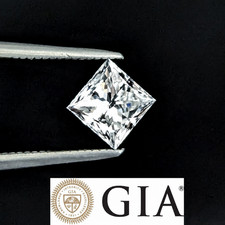 GIA 1.01 ct Princess Cut Natural Diamond G I1 Engagement Loose Stone GIA Report 1978.22 per carat