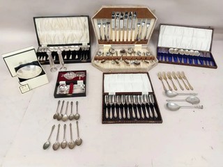 Vintage Silver Plated Cutlery Mixed Bundle Boxed Sets EPNS Sheffield