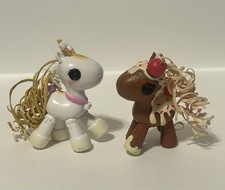 Lalaloopsy Ponies Lot Mallow  Mocha Pony Horse Pet White Brown Target Exclusive
