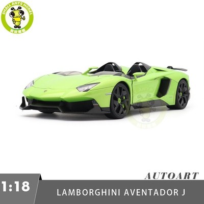1/18 Lamborghini AVENTADOR J Autoart 74677 Green Diecast Model Car