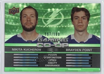 2024 Series 1 Gaming Co-Op Green /199 Nikita Kucherov Brayden Point #CGO-7 0u20