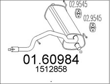 Pot d'échappement Ford KUGA