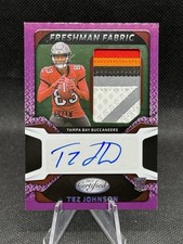 🔥5-COLOR RPA /40!🔥2025 Certified Mirror Purple RPA Tez Johnson Numbered 19/40