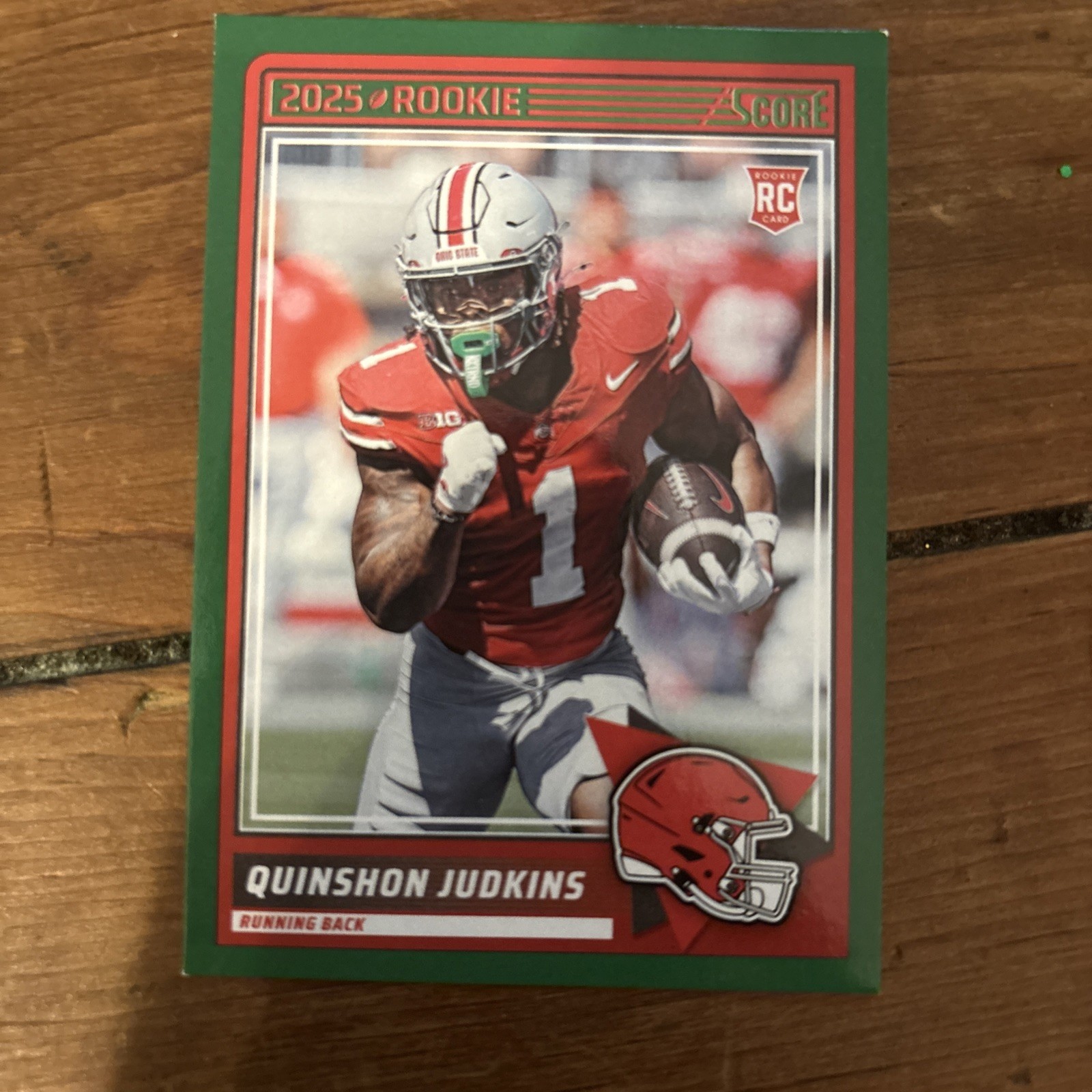 2025 Score - Rookies Quinshon Judkins #38 Green (RC)