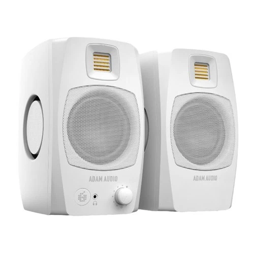 ADAM Audio D3V Active Desktop Monitoring System Pair Aluminum Woofers (Black)