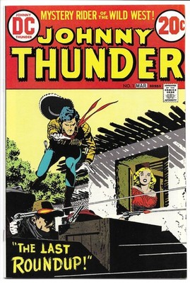 JOHNNY THUNDER #1 NM/MT 9.8 BRONZE AGE DC! MYSTERY RIDER OF THE WILD WEST! TOTH!
