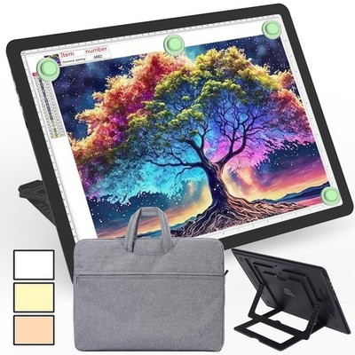 Phylosal Rechargeable A3 Light Pad Built-In Stand Bag Magnetic Tracing Light
