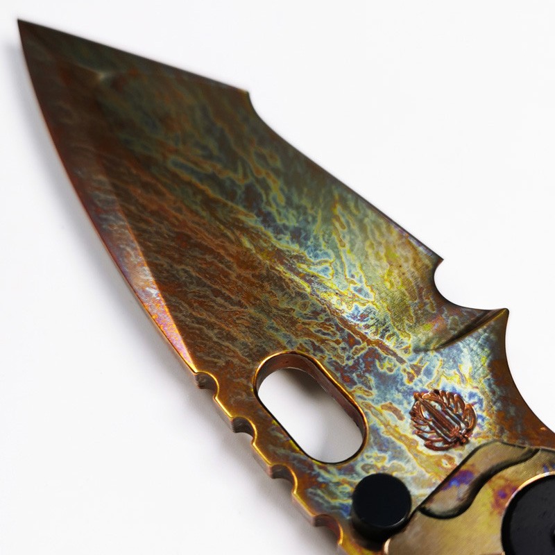 M390 Tanto Blade TC4 Scales CNC Precision Ceramic Bearing for Strider SNG