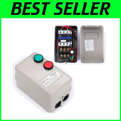 High-Quality 3HP Motor Starter: 220-240V Pushbutton Control with Protection