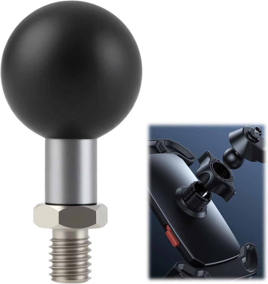 Kugeladapter M8x1 25 Gewindepfosten Ram Mount Adapter - Bild 2 von 4