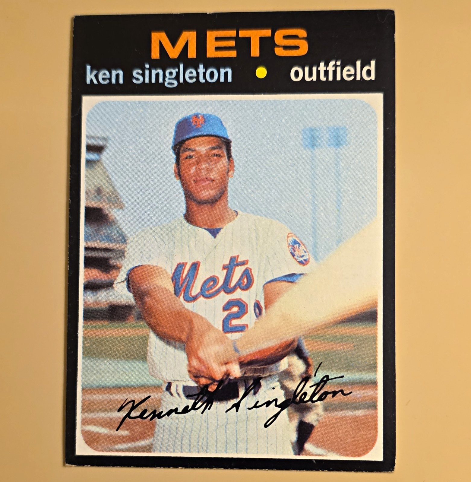 Topps 1971 Ken Singleton #16 New York Mets MLB Baseball Rookie Base Card