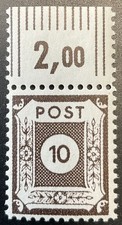SBZ 1945 45DII OR ** POSTFRISCH TADELLOS OBERRAND gepr&uuml;ft STR&Ouml;H BPP (07197