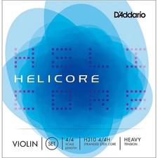 D'Addario Helicore Violin Set Strings 4/4 Size Heavy