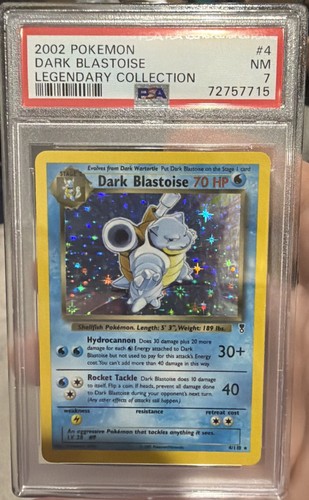 Dark Blastoise graded PSA 7 for sale on eBay