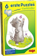 6 erste Puzzles - Tierkinder (Kinderpuzzle)