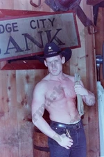 Handsome Man Muscular beefcake gay interest  original 35mm Negative Eb19