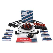 BOSCH Verteilerkappe Finger Kabelsatz 6x Zündkerze für MERCEDES W124 R129 M104 BOSCH Verteilerkappe Finger Kabelsatz 6x Zündkerze für MERCEDES W124 R129 M104