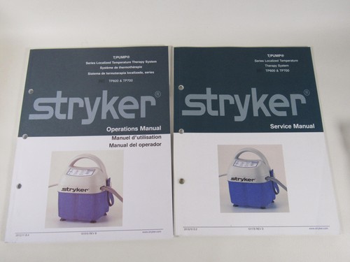 Stryker T/PUMP TP600 TP700 Operations Service Manuals Localized Temp System