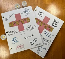 MASH Pilot & Series Finale Scripts Signed- Autograph Reprints- MASH TV Show