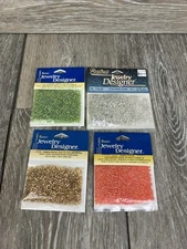 Darice Jewelry Desinger Multicolor  Bead Lot Of 4 Packs New