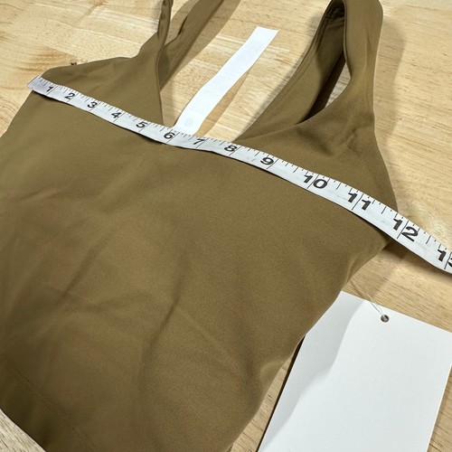 Canotta Lululemon Align supporto leggero, coppa A/B Allspice donna taglia 2 nuova con etichetta - Foto 9 di 10