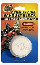 1 Zoo Med Giant Size Block Aquatic Turtle banquet block Food Calcium Supplement