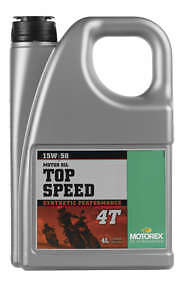 304975 MOTOREX TOP SPEED 4T 15W50, 4 LITER
