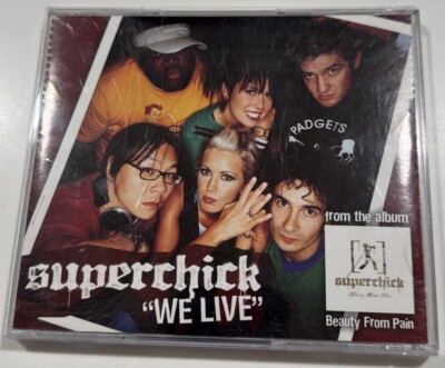 PROMO RADIO Single Superchick  We Live  2005 Inpop CD w/Exclusive Cool Artwork!