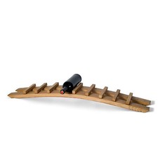 Porte-bouteille artisanal en douelles de fût de chêne – 8 places