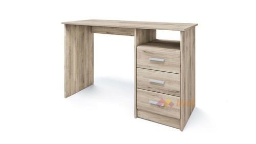 Scrivania cameretta ufficio cassetti ripiani City 3063 Rovere design  moderno | eBay