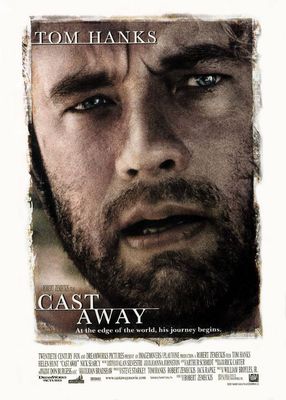 CAST AWAY 2000 Original SS 27x40'' US Movie Poster Tom Hanks Robert Zemeckis