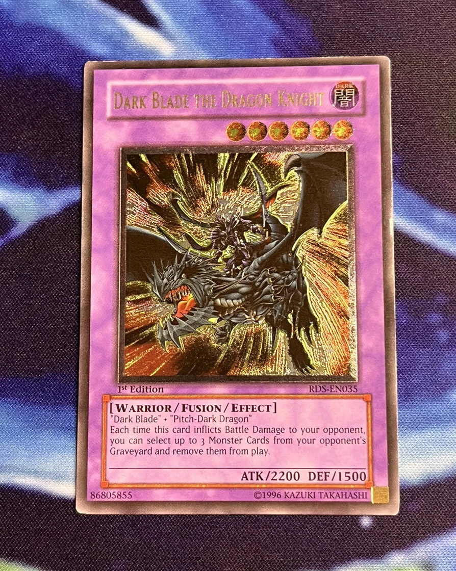 yugioh Dark Blade the Dragon Knight RDS-EN035 Ultimate Rare 1st Edition  nearmint