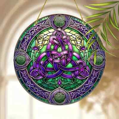 St Patrick's Day Celtic Knot Sun Catcher