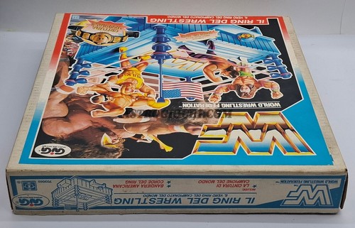 WWF RING CON CINTURA UFFICIALE GIG VINTAGE 1991 WRESTLING HASBRO NEW IN BOX MINT - Picture 5 of 8