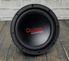 Quinn Acoustics Q8s4 8" Car Audio Subwoofer, 250 Rms 500 Watt Peak