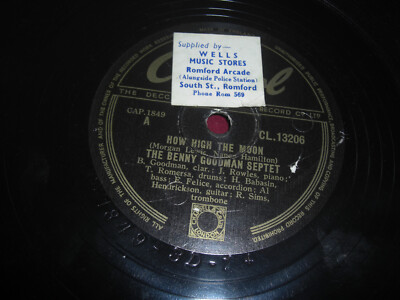 (S8111) Benny Goodman Septet - How High The Moon - Bedlam