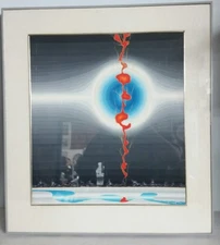 Absract Oil Landscape Painting Signed Ben Zvi