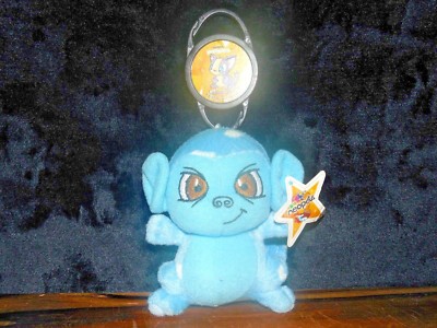 Mcdonalds Neopets Cloud Mynci Clip On Zipper Pull Plush Monkey Figure Toy w Tags